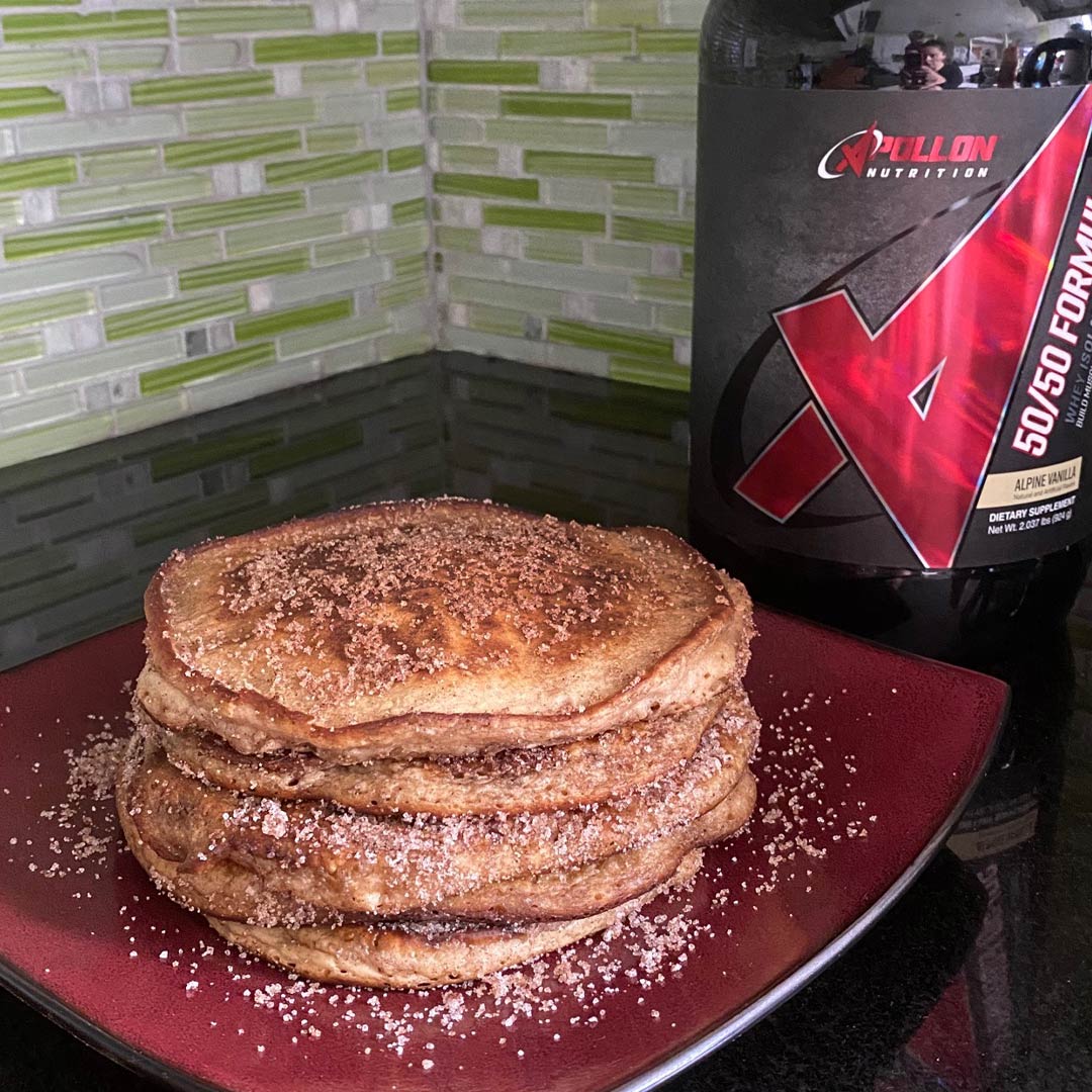 Protein Churro Pancakes - Apollon Nutrition