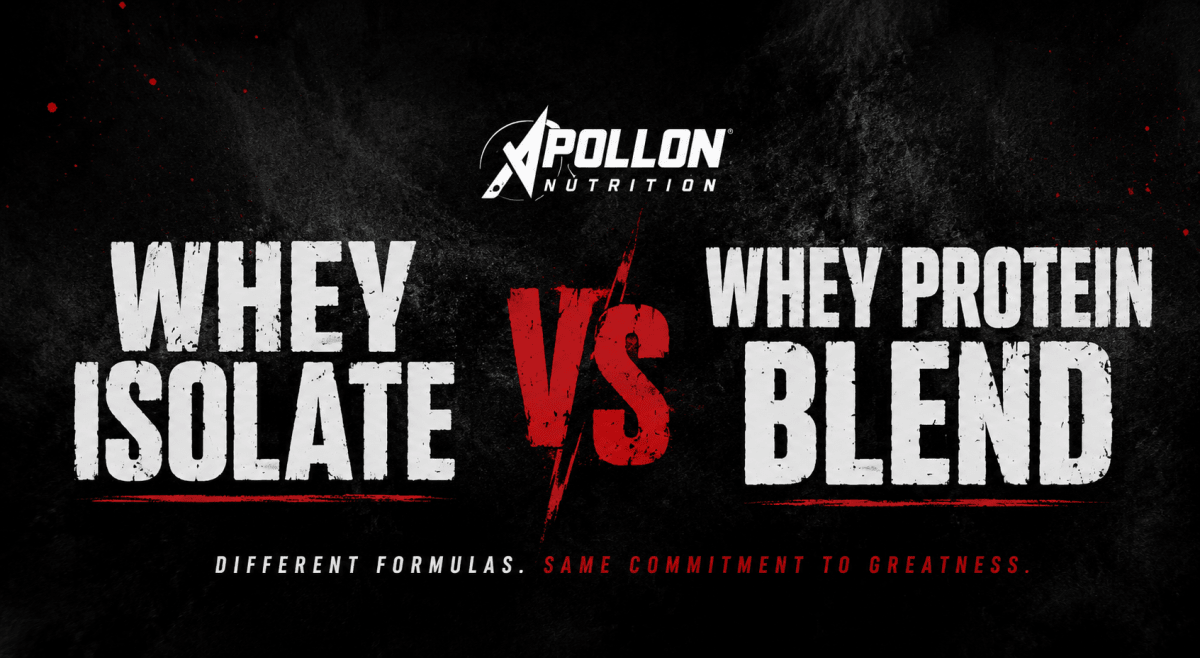 Whey Isolate vs Whey Protein Blends: What Actually Matters for Muscle Growth and Recovery? - Apollon Nutrition