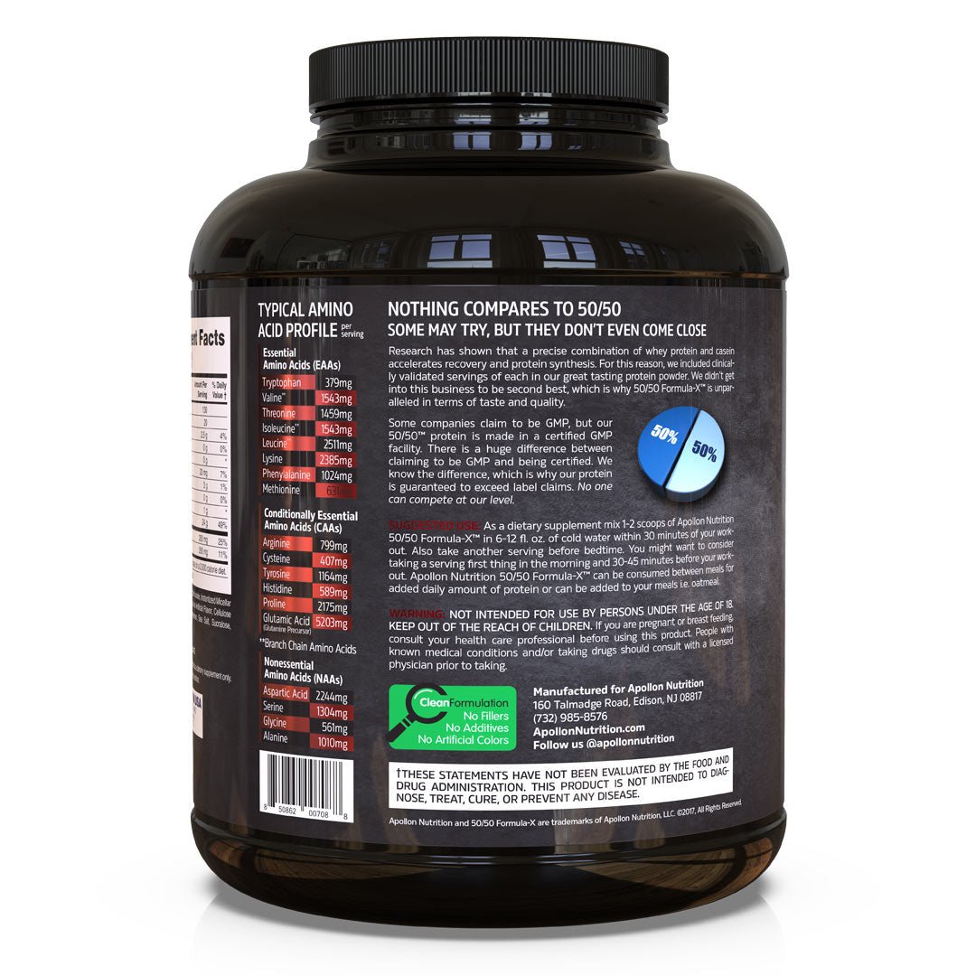 50/50 Formula X Protein - Apollon Nutrition -