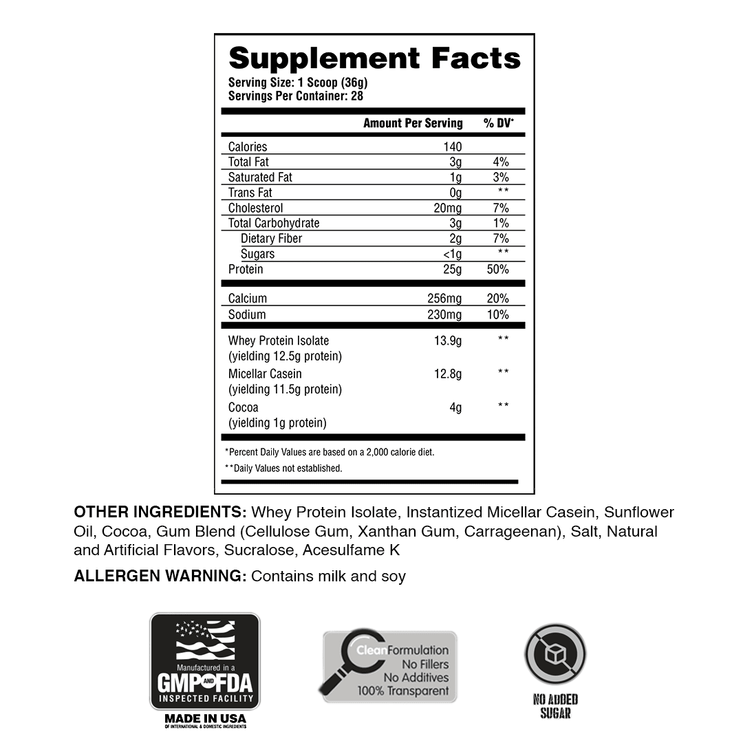 50/50 Formula X Protein Blend - Apollon Nutrition - 850862007033 -