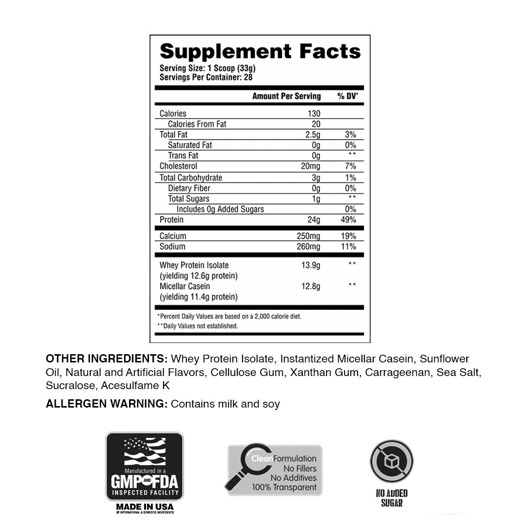 50/50 Formula X Protein Blend - Apollon Nutrition - 850862007040 -