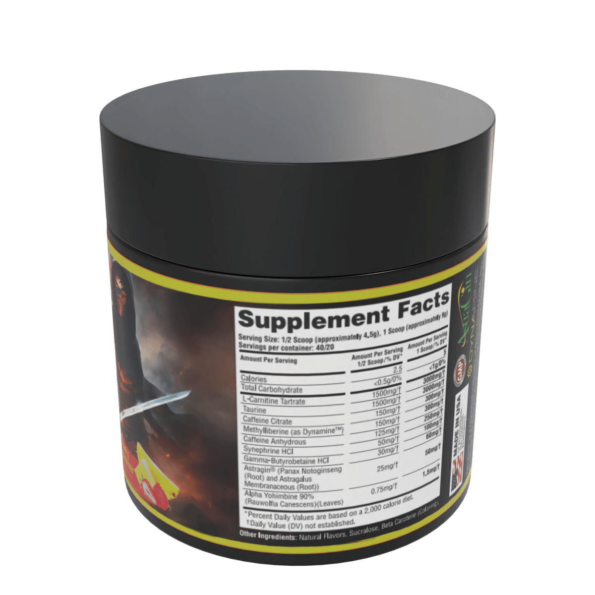 Anarchy Katana Thermogenic Pre - workout - Apollon Nutrition - -