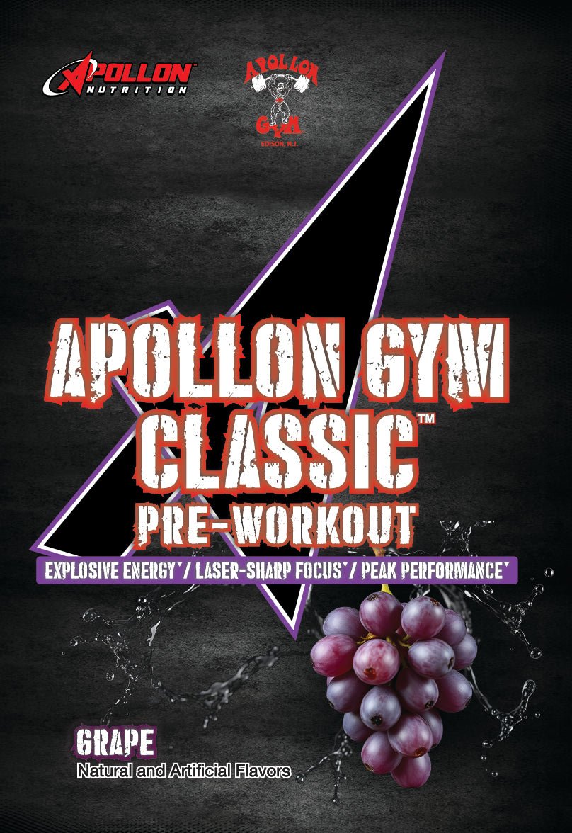 Apollon Gym Classic Pre - Workout Single Serve - Apollon Nutrition - -