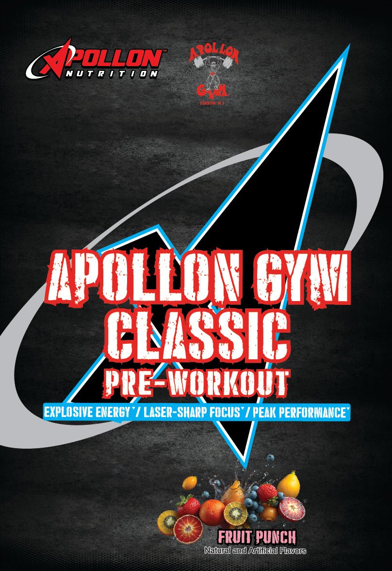 Apollon Gym Classic Pre - Workout Single Serve - Apollon Nutrition - -