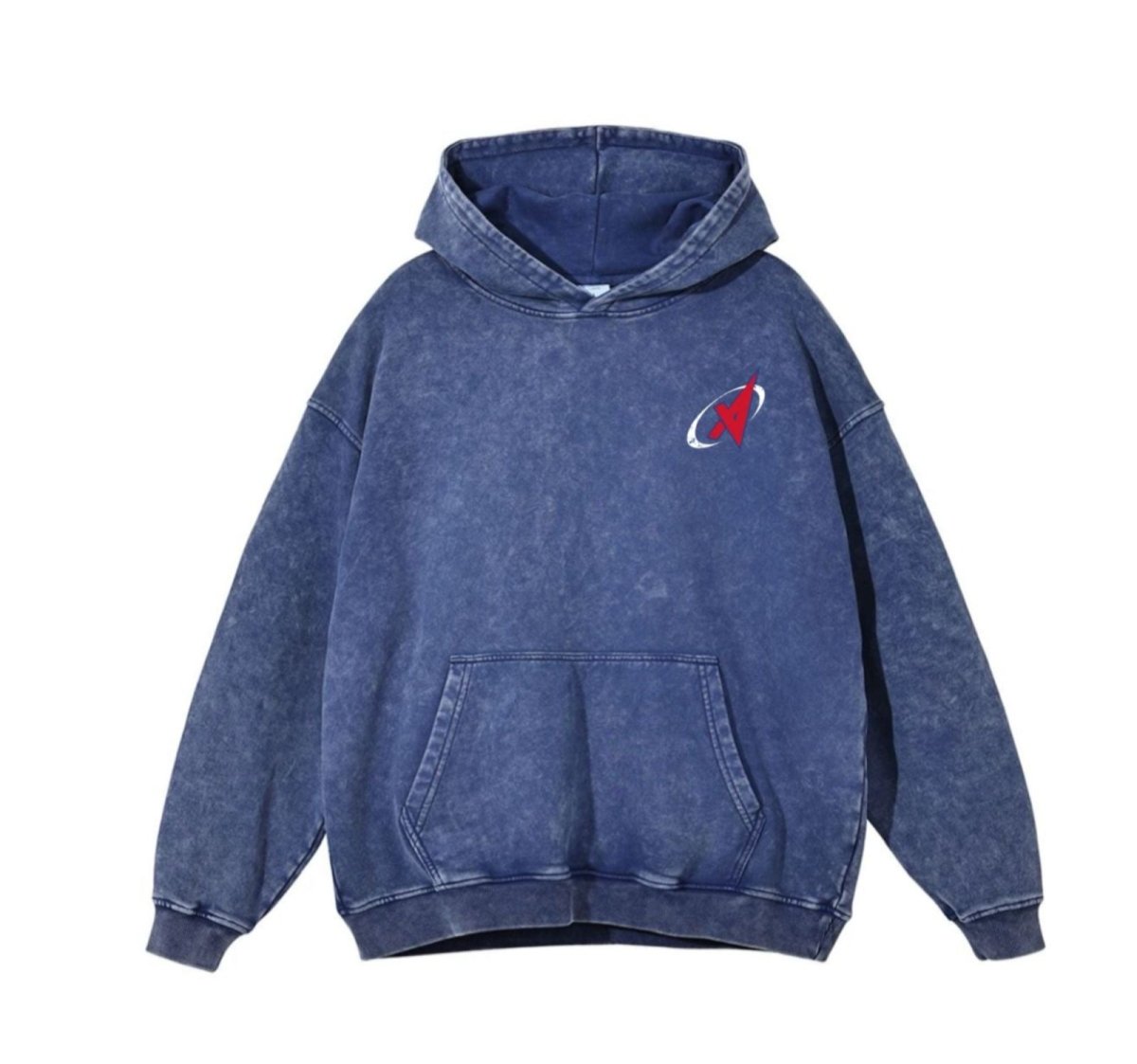 Apollon Strong Acid Wash Distressed Oversized Hoodie - Apollon Nutrition -