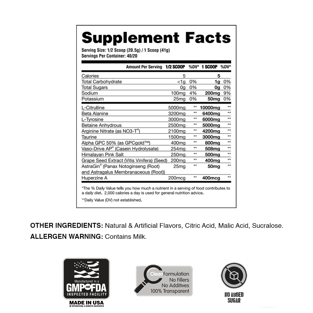 Bare Knuckle - Non-Stimulant Nitrate Infused Pre-Workout V6 - Apollon Nutrition--