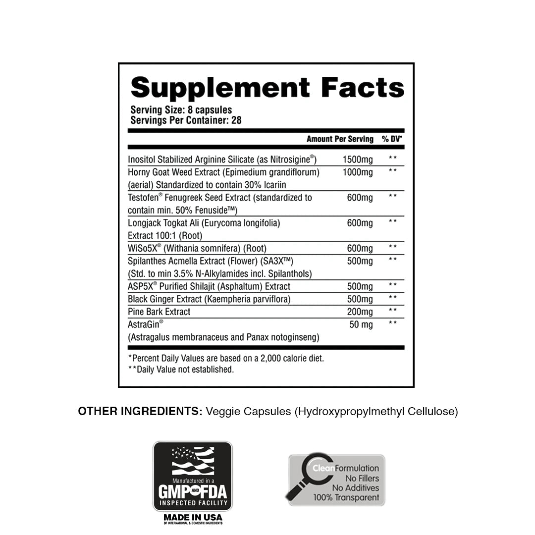 Casanova - Optimal Testosterone Support - Apollon Nutrition - 850073744550 -