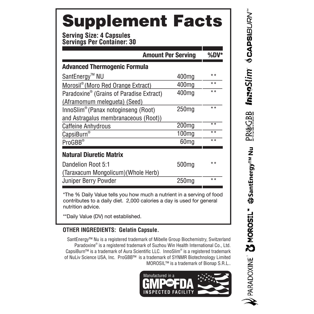 Chaos - Hardcore Thermogenic - Apollon Nutrition - 850862007149 -