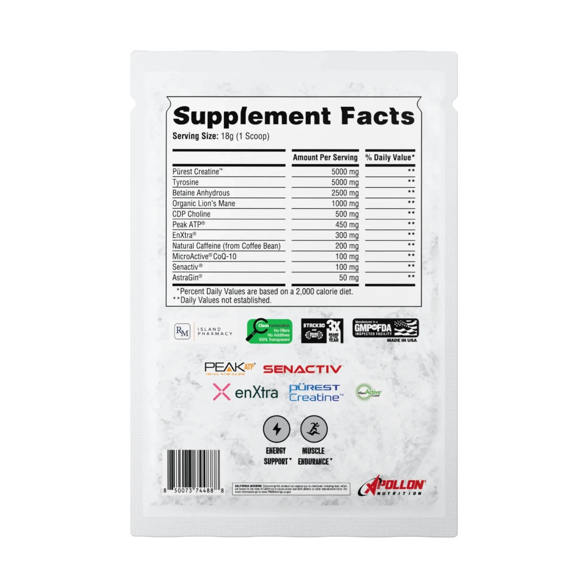 Cyclone Pre-workout Single Serve - Apollon Nutrition--