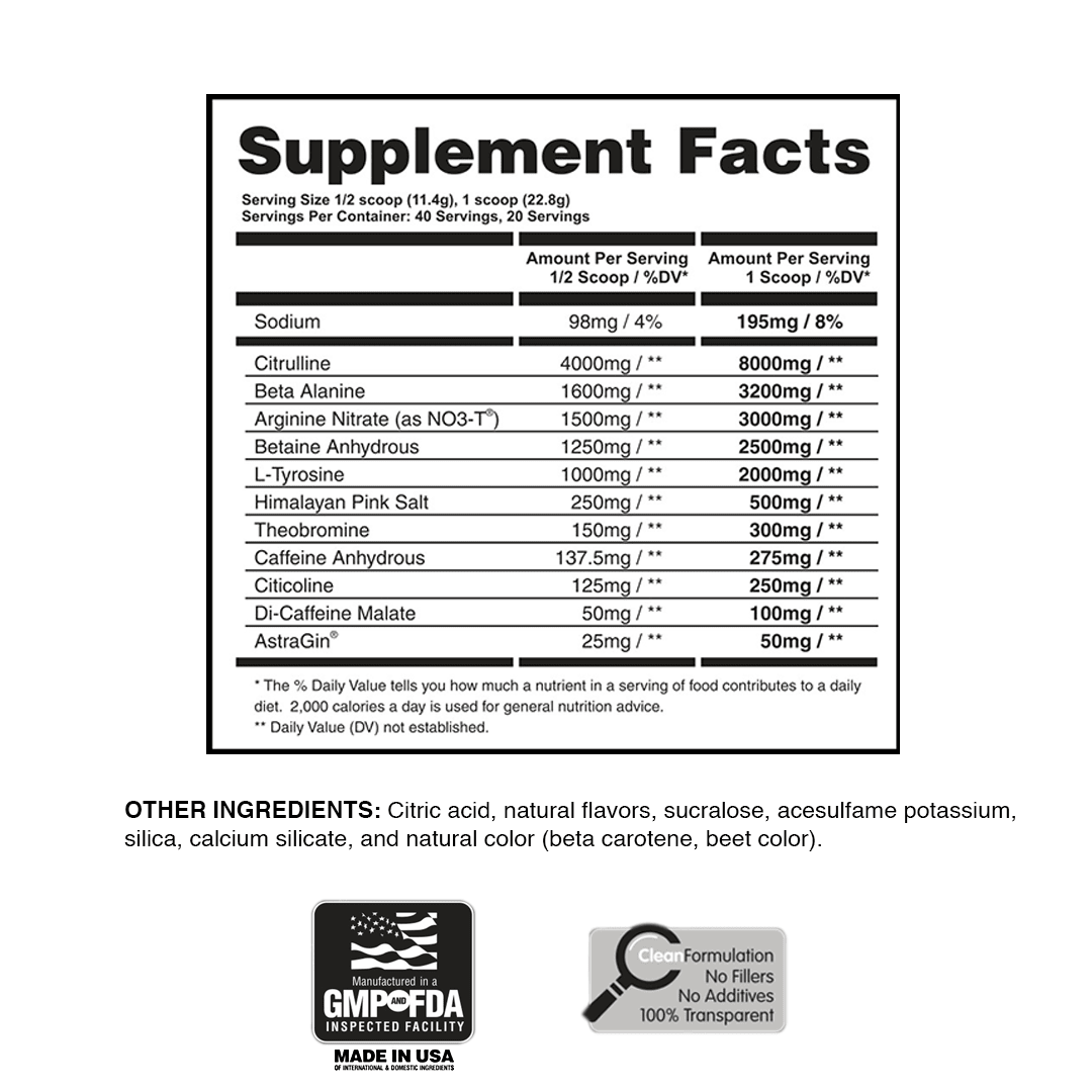 Desperado Pre - workout - Apollon Nutrition - -