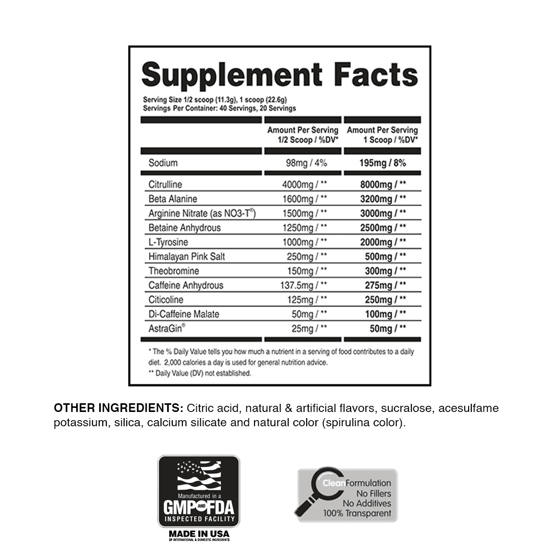 Desperado Pre - workout - Apollon Nutrition - -