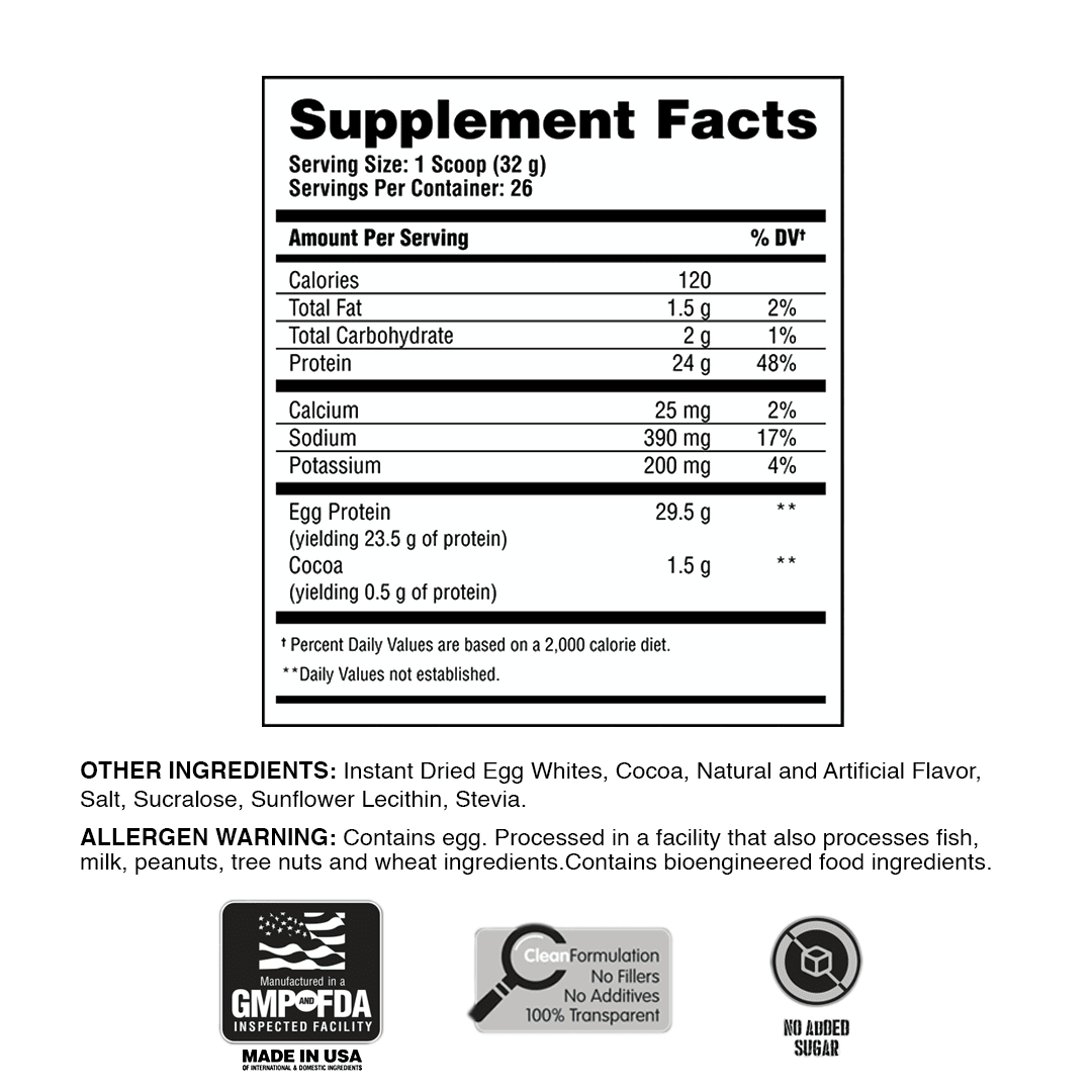 Egg - cellent - Premium Grade Pure Egg Protein Powder - Apollon Nutrition - 850059973554 -