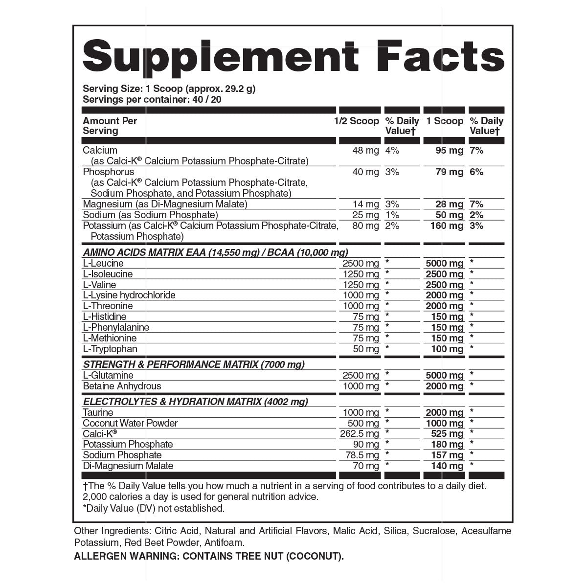 ENIGMA - BCAA & EAA SINGLE SERV SAMPLE - Apollon Nutrition -