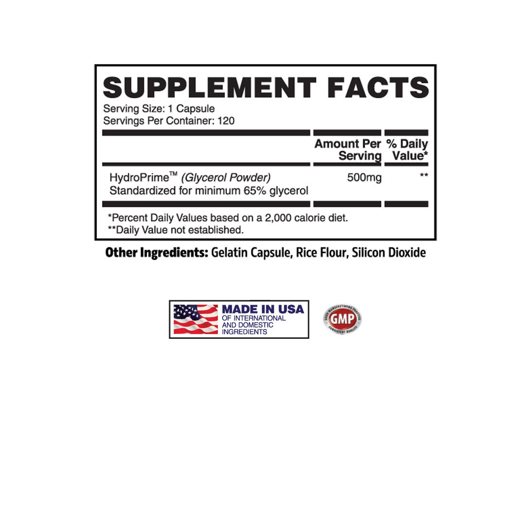 Hydroprime Glycerol Capsules - Apollon Nutrition -