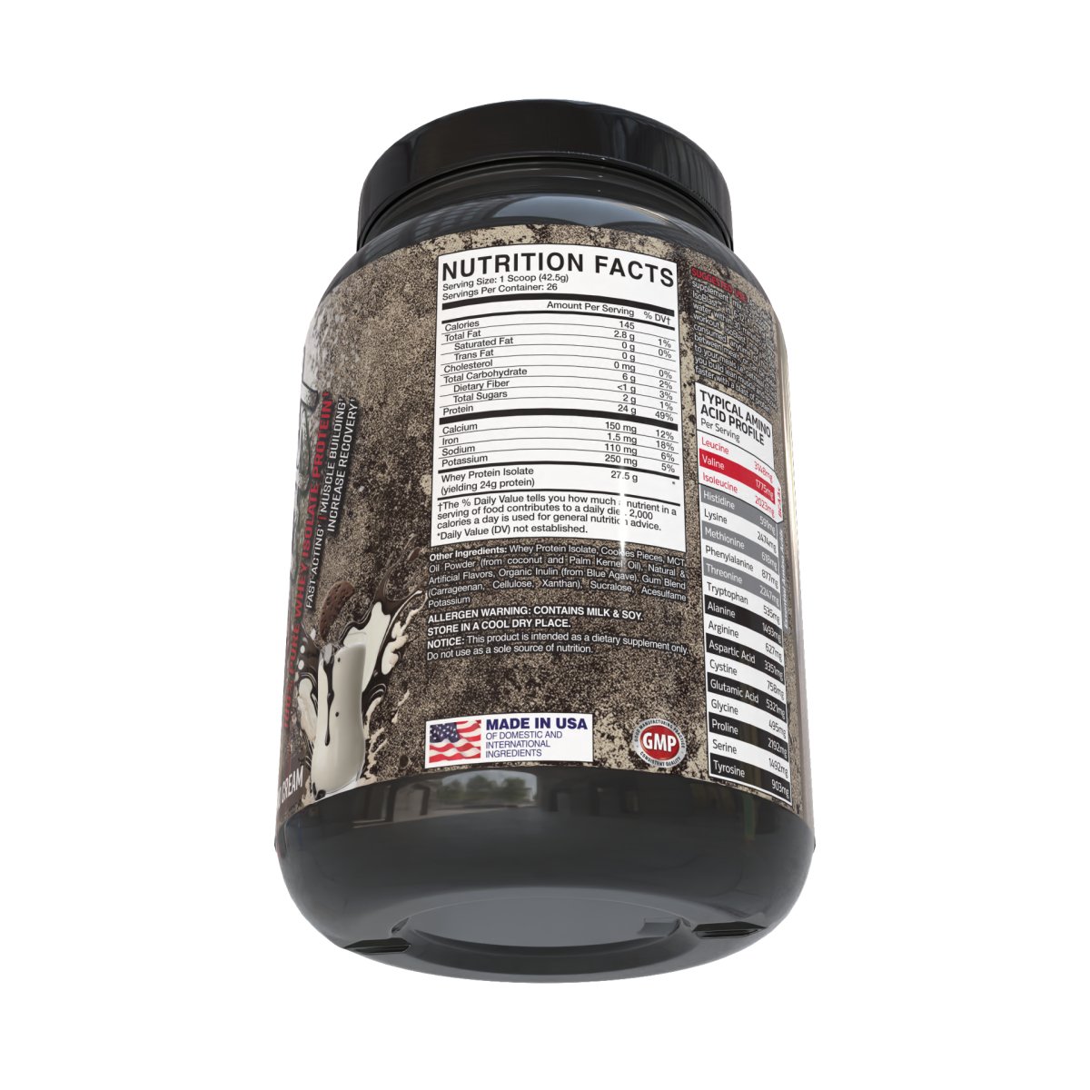 Isoblast - 100% Pure Whey Isolate Protein - Apollon Nutrition - 850862007699 -