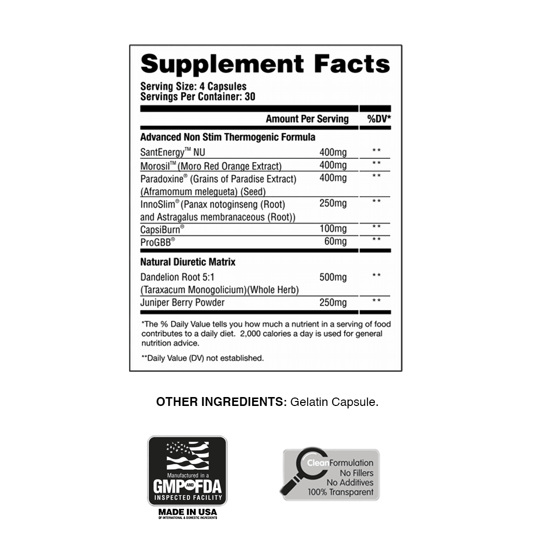 Molotov - Non - stim Thermogenic - Apollon Nutrition - 850042072530 -