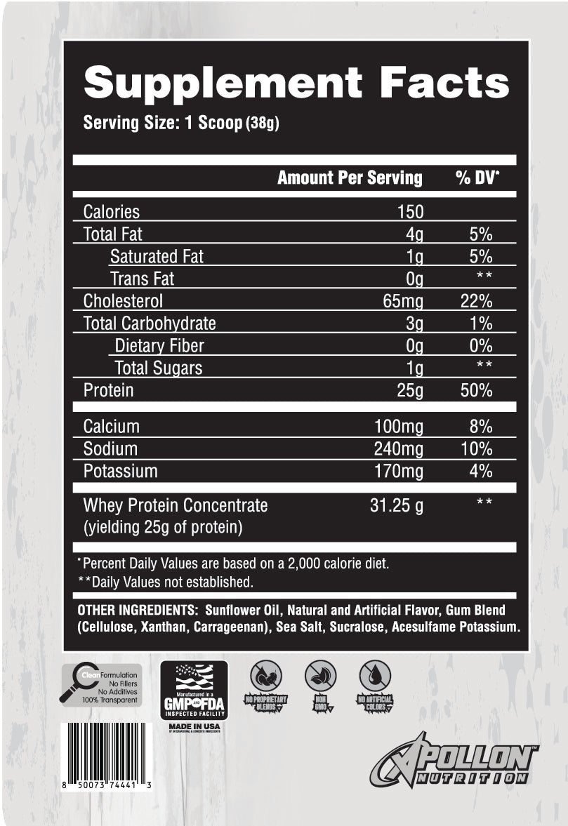 No Whey Out Protein Single Serve - Apollon Nutrition - -