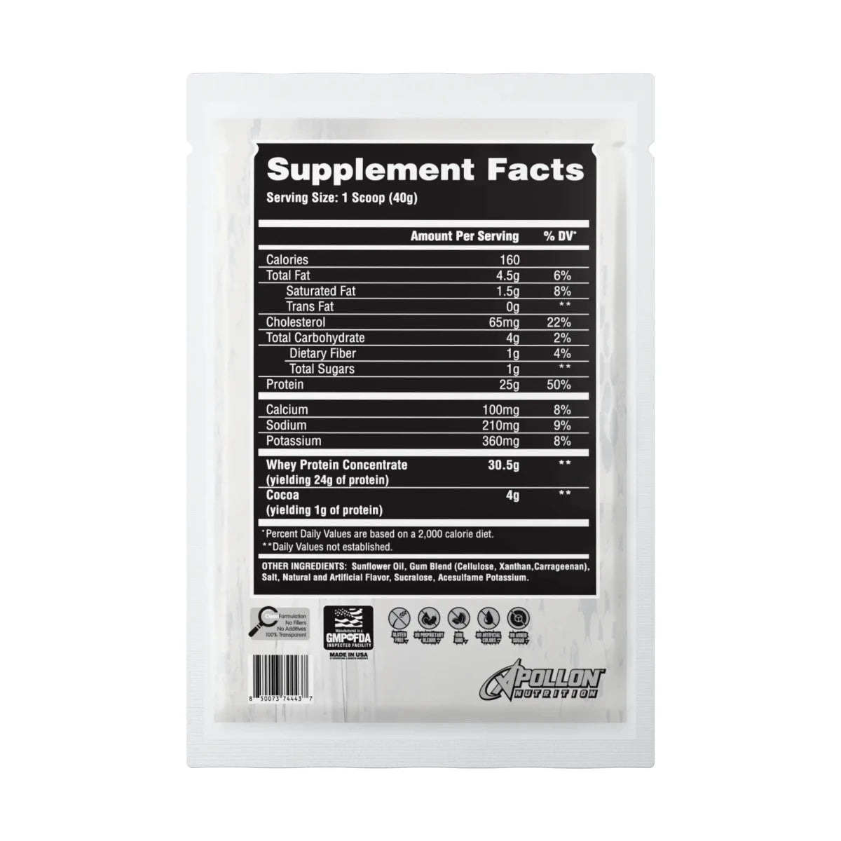 No Whey Out Protein Single Serve - Apollon Nutrition--