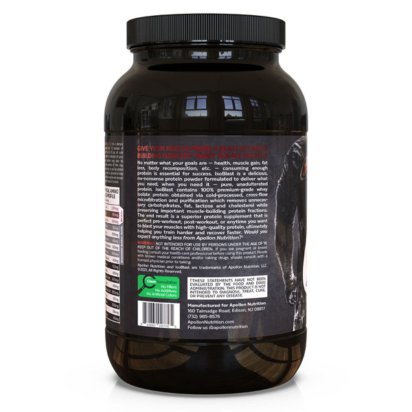 Isoblast - 100% Pure Whey Isolate Protein