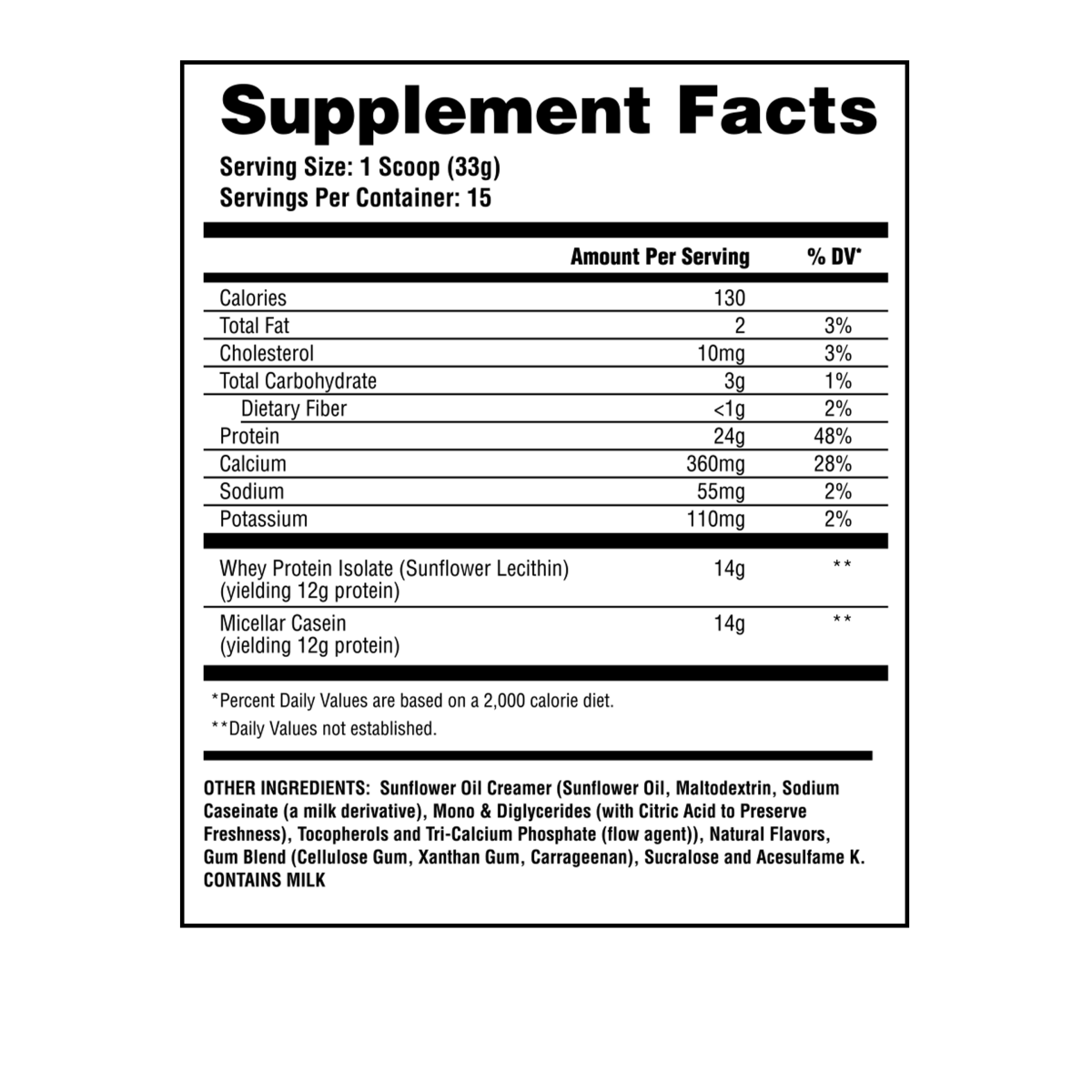 50/50 Formula X Protein (Horchata) - Apollon Nutrition - 