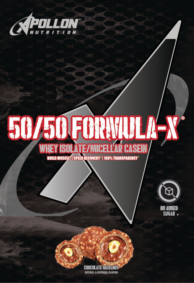 50/50 Protein Blend Formula X Single Serves - Apollon Nutrition -  - 