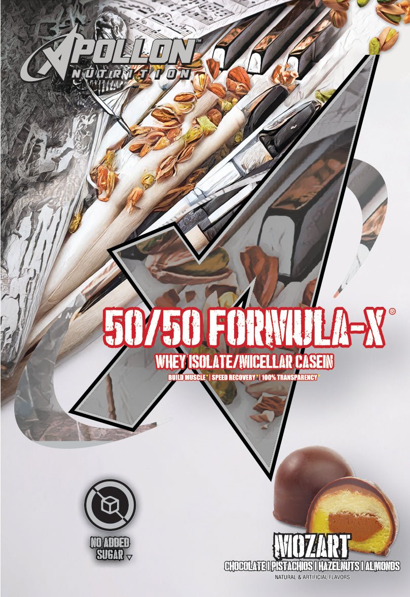 50/50 Protein Blend Formula X Single Serves - Apollon Nutrition -  - 