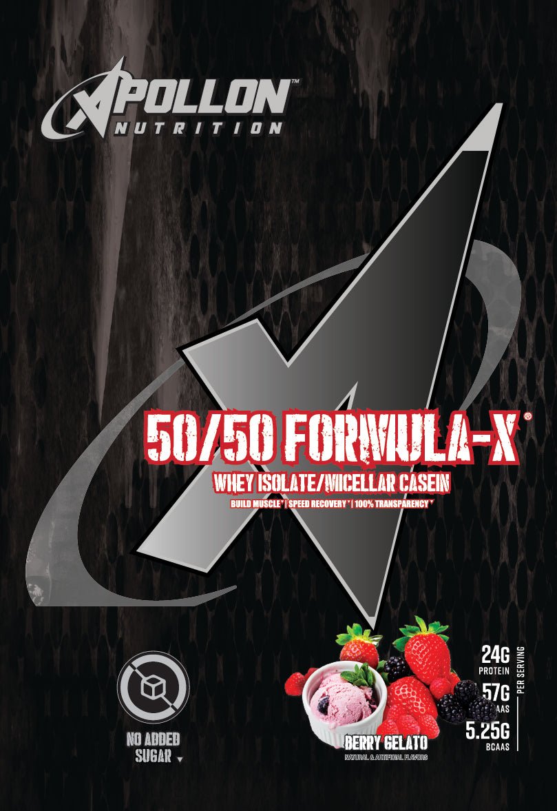 50/50 Protein Blend Formula X Single Serves - Apollon Nutrition -  - 