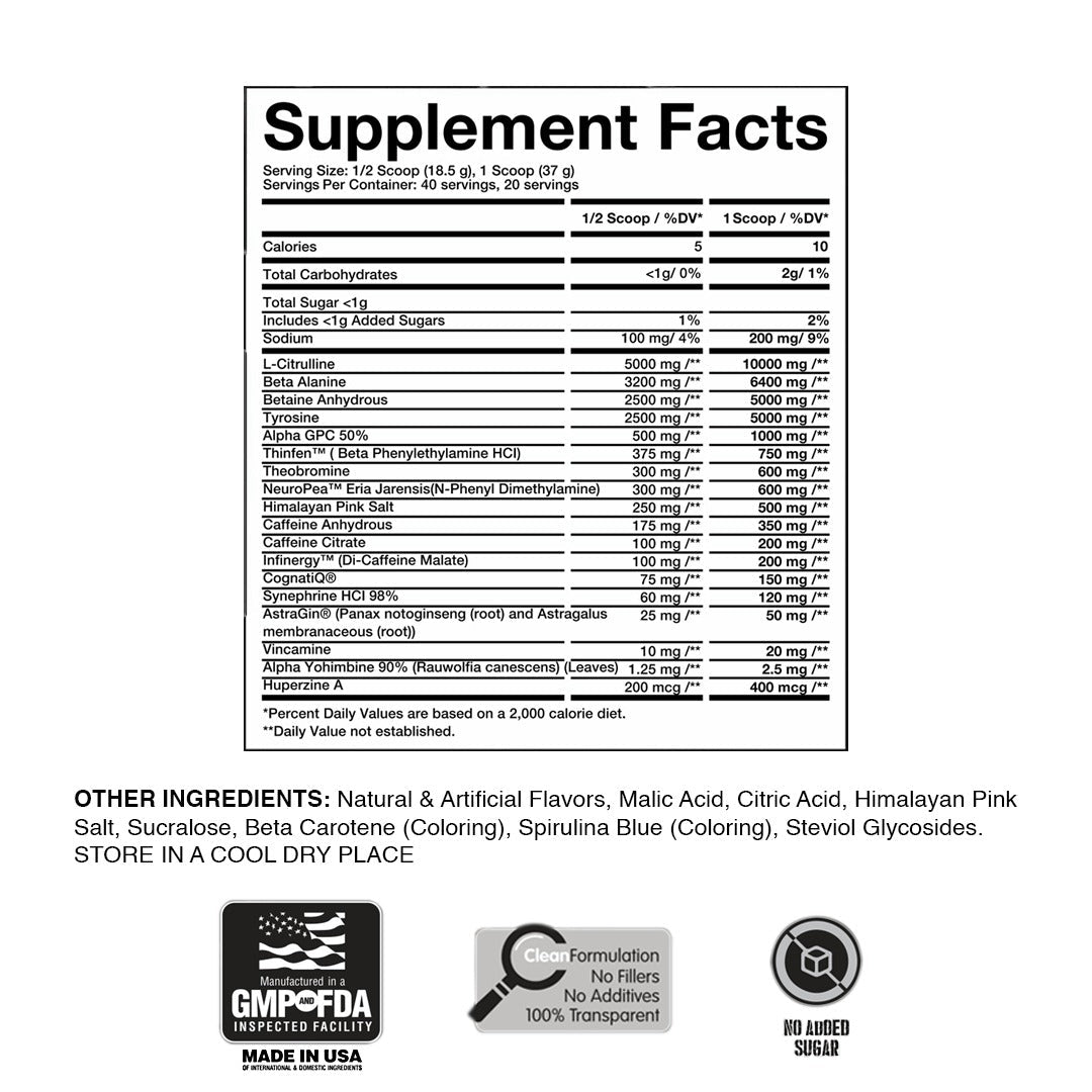 Assassin - Ultimate Anarchy Pre-workout) - Apollon Nutrition--