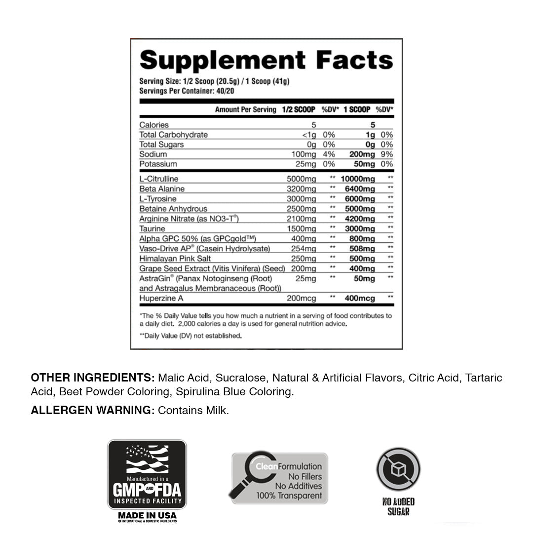 Bare Knuckle - Non-Stimulant Nitrate Infused Pre-Workout V6 - Apollon Nutrition--