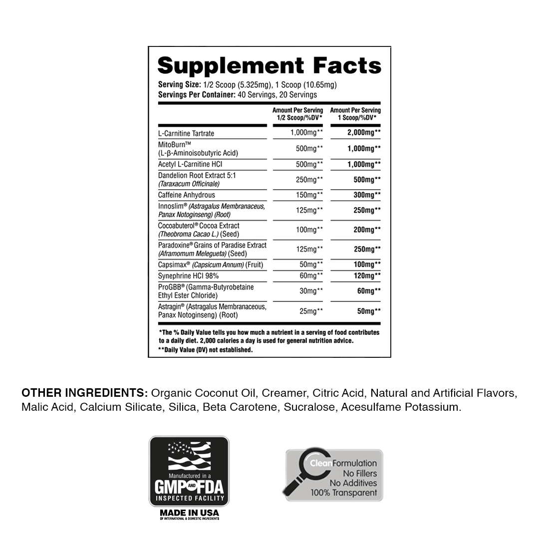 Black Tulip Thermogenic Pre Workout Powder - Apollon Nutrition -  - 