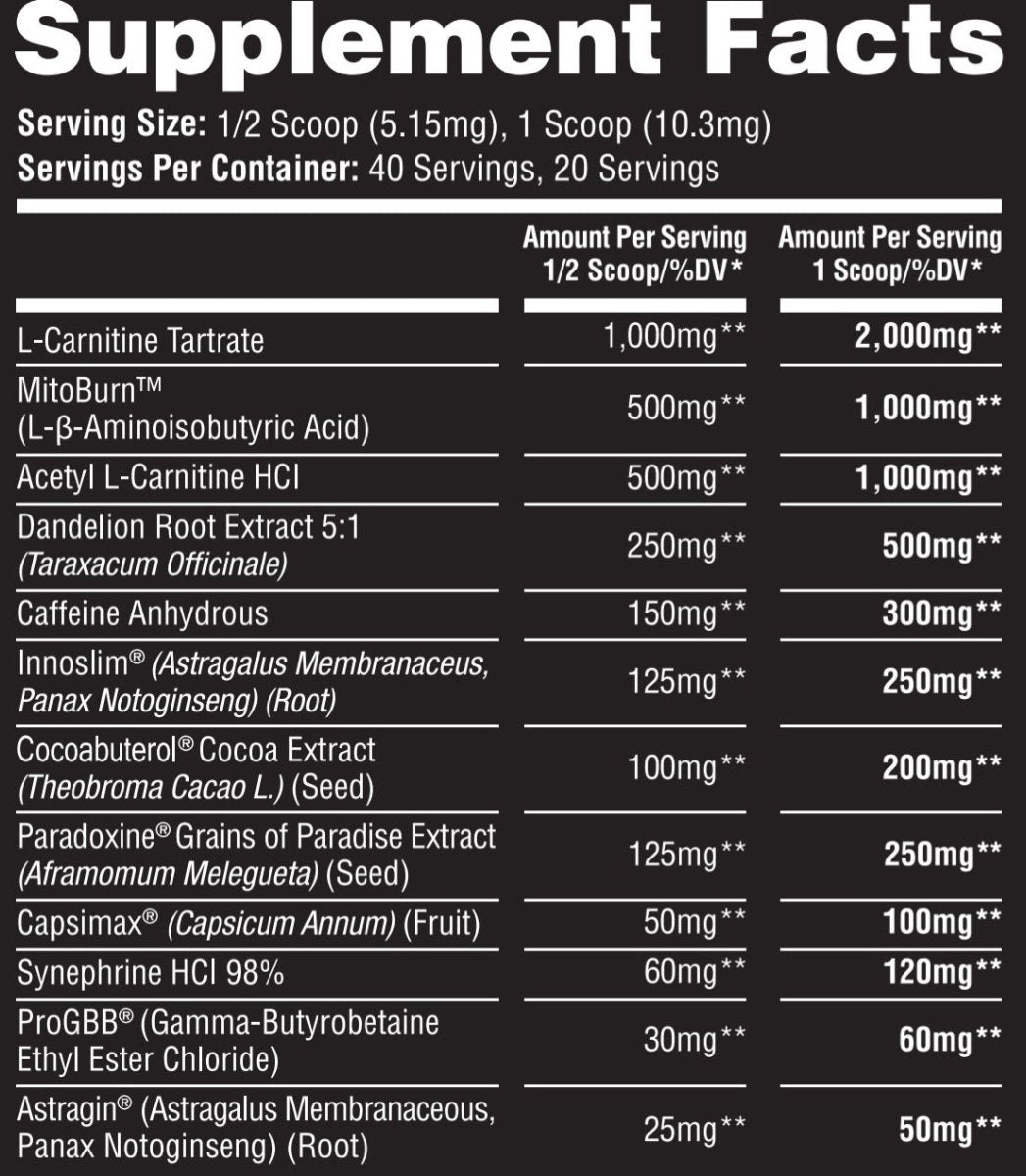 Black Tulip Thermogenic Pre Workout Powder - Apollon Nutrition - 