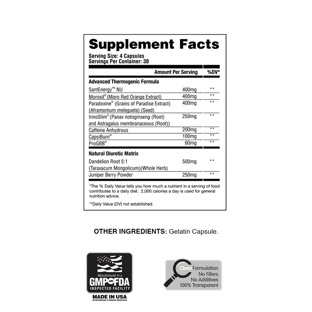 Chaos - Hardcore Thermogenic - Apollon Nutrition - 850862007149 - 