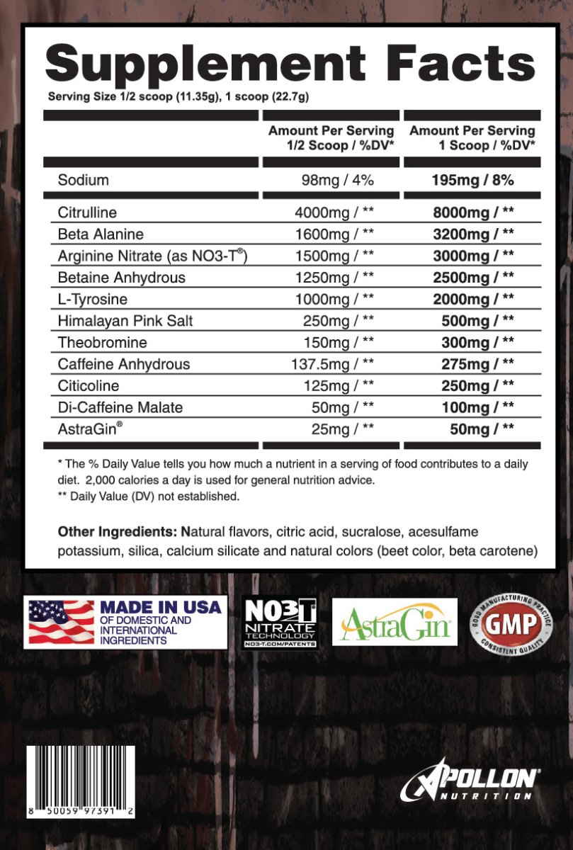 Desperado Pre - workout Single Serve Sample - Apollon Nutrition -  - 