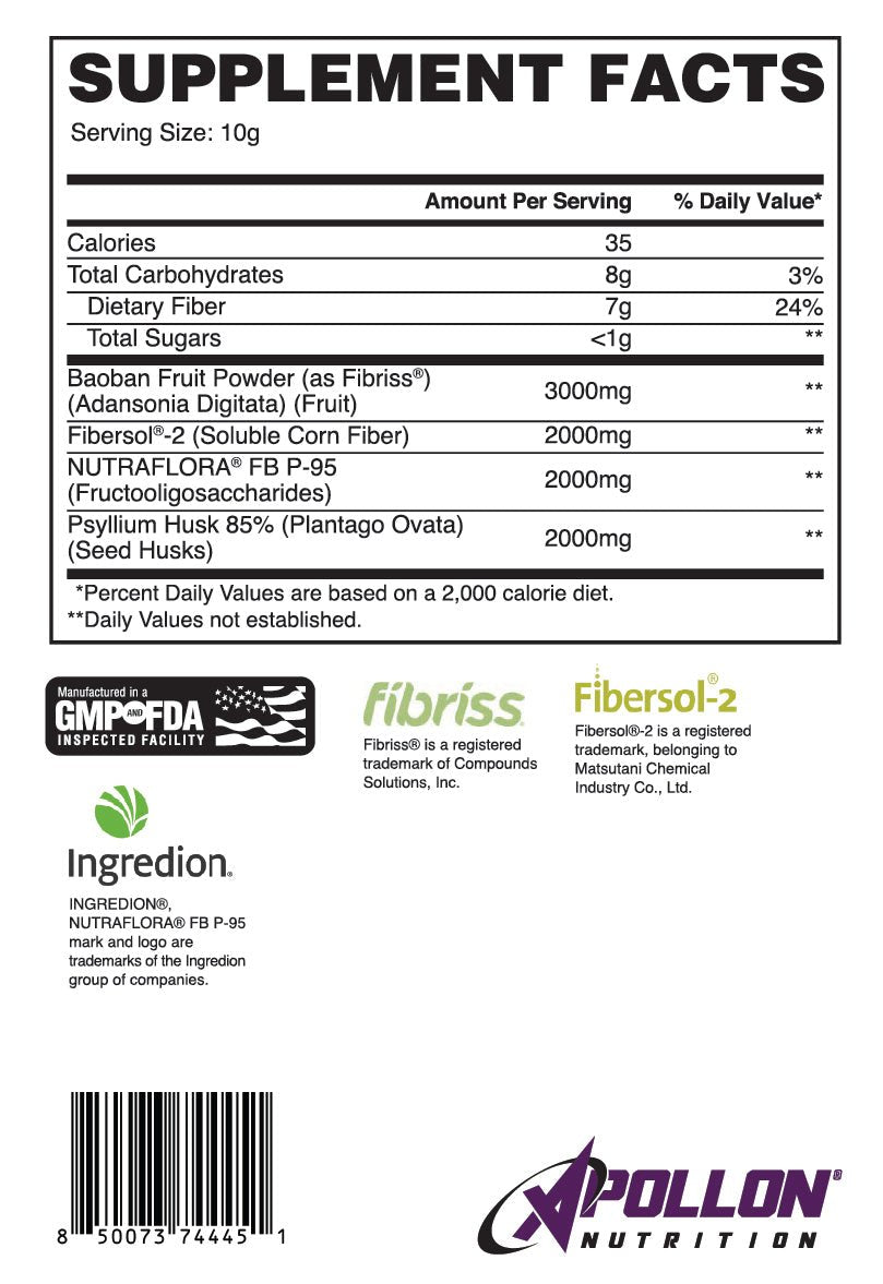 Fiber Fuel Single Serve - Apollon Nutrition -  - 