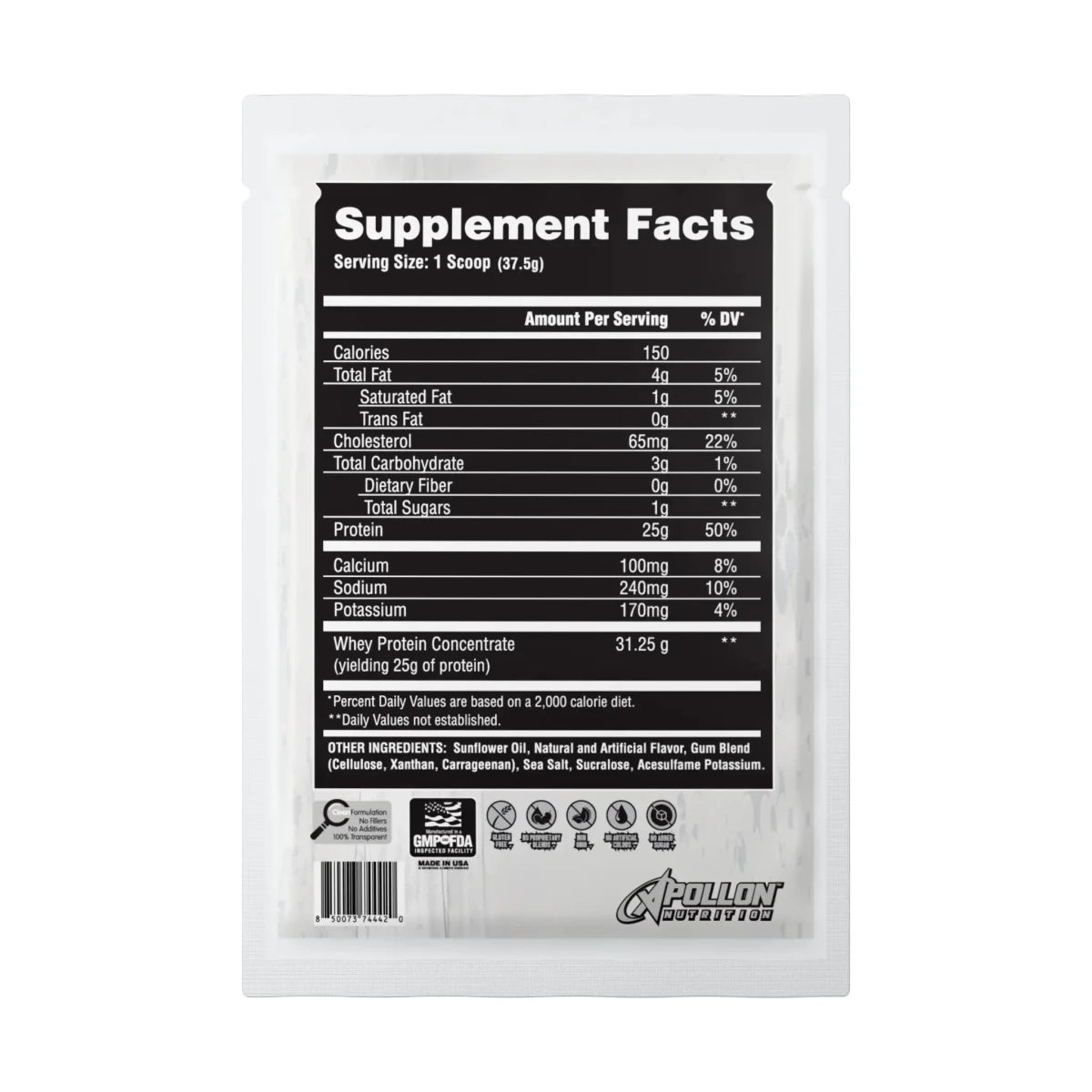 No Whey Out Protein Single Serve - Apollon Nutrition--