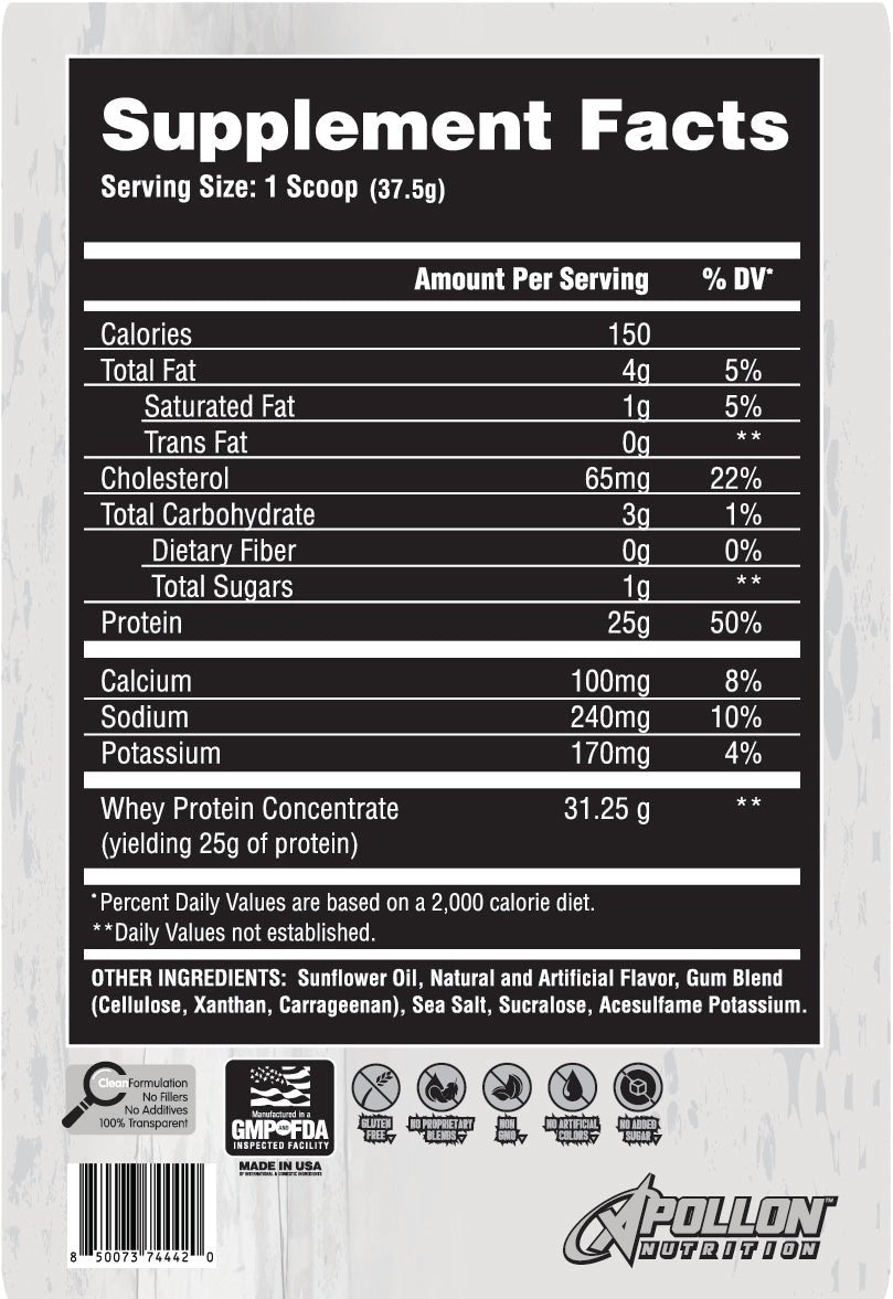 No Whey Out Protein Single Serve - Apollon Nutrition -  - 