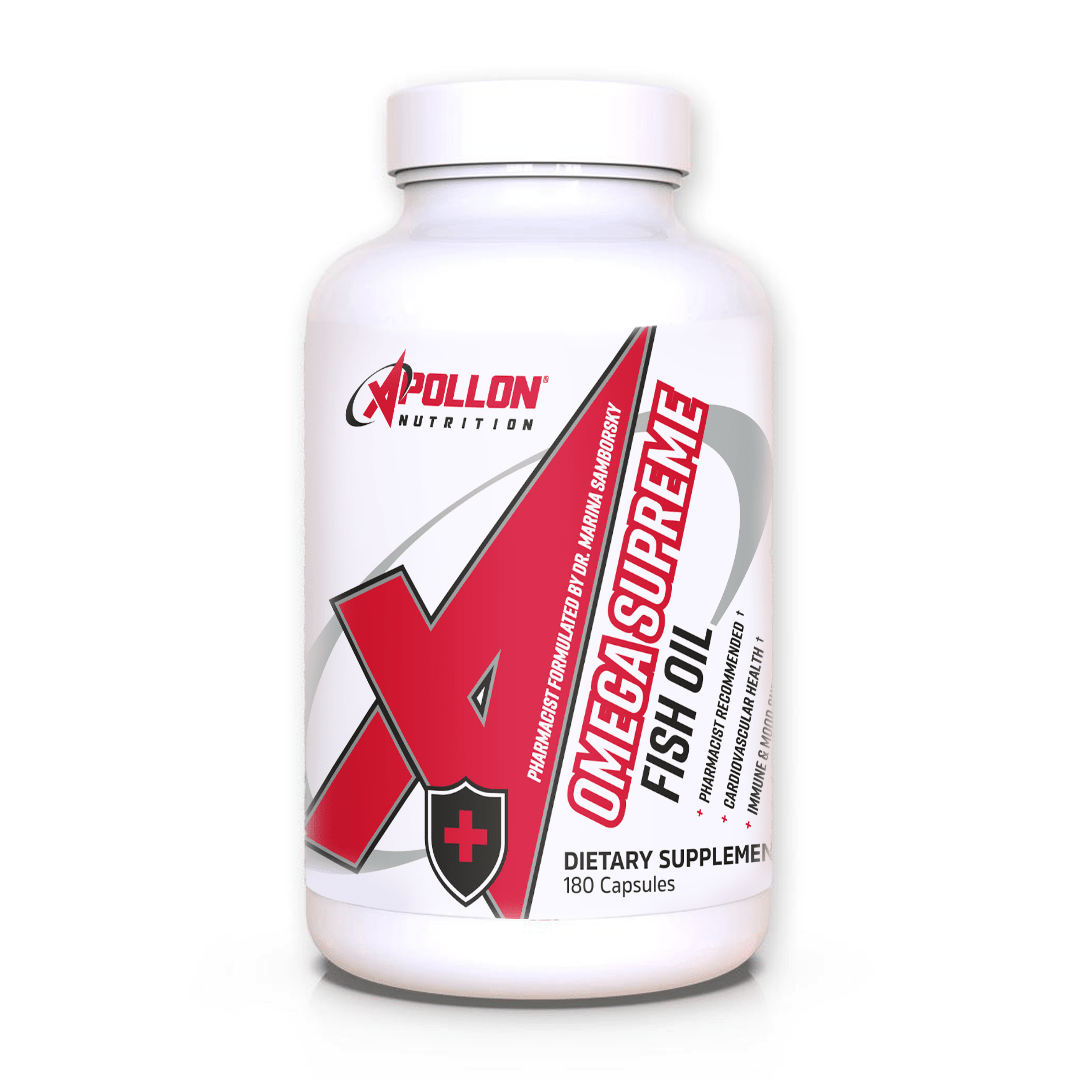 Omega Supreme - Omega 3 Fish Oil 60 servings - Apollon Nutrition - 850042072646 - 