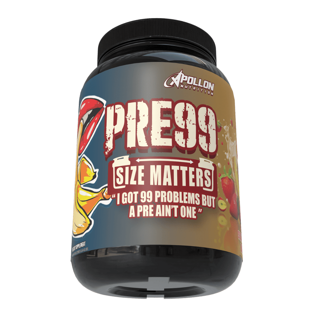 PRE99 - Strawberry Banana (99 Servings) - Apollon Nutrition - 850059973820 - 